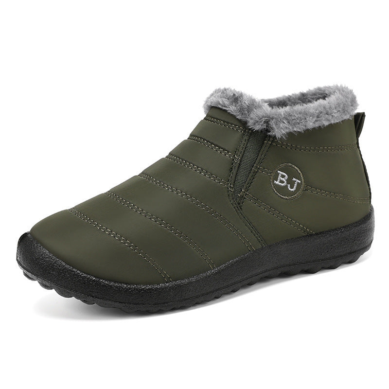 Ember fleece-lined winter boots styled with casual winter outfit