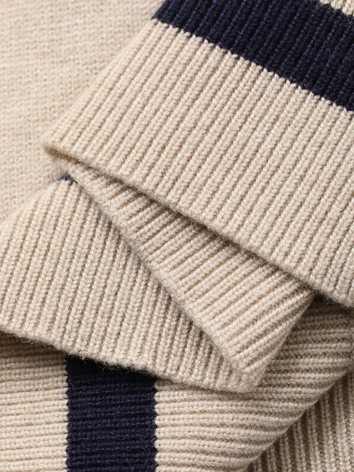 Women's slim fit color block pullover top styled with wide-leg trousers