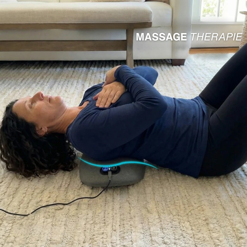 DeepRelief device for chronic back pain and herniated disc support