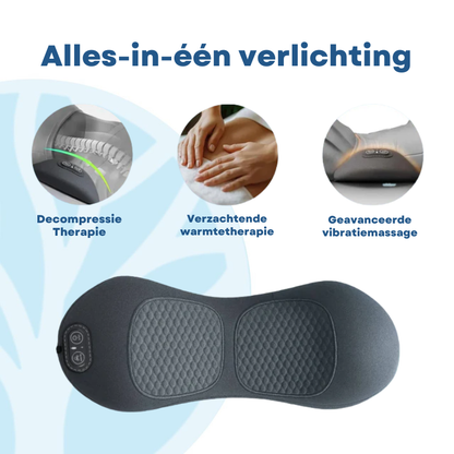 At-home back pain relief device using spinal traction