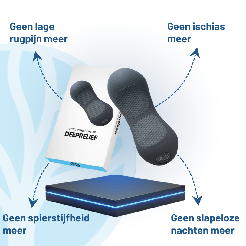DeepRelief herniated disc treatment device with heat therapy
