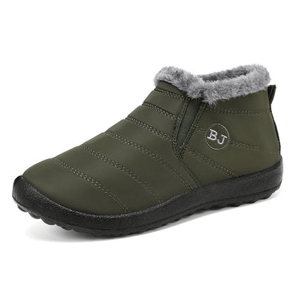 Ember fleece-lined winter boots styled with casual winter outfit