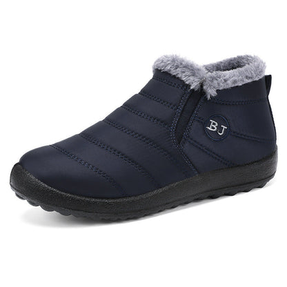 Turmeric yellow winter comfort boots with side stretch panels