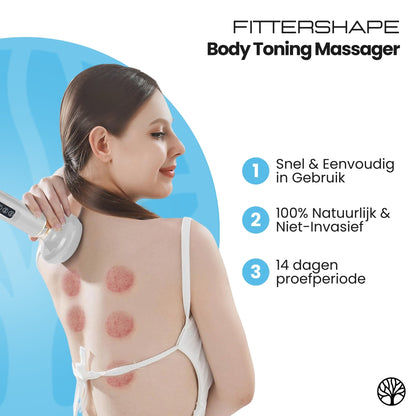 At-home body toning massager targeting cellulite on legs and thighs