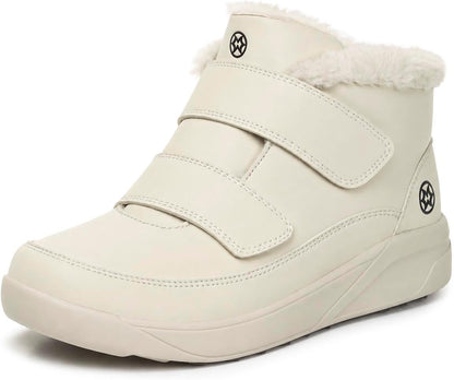 Men's warm winter ankle boots styled for casual outdoor wear