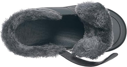 Close-up of warm soft lining inside Nordren men's winter boots