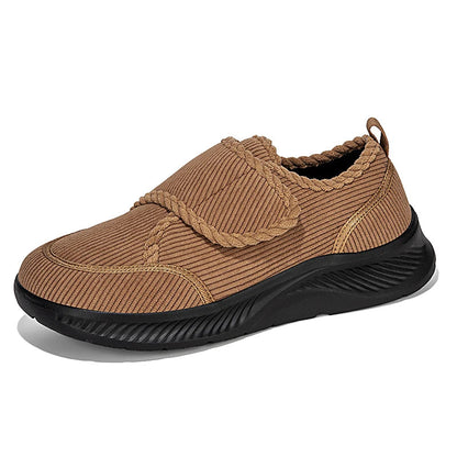 Norwick winter walking shoes in grey and brown colourways displayed side by side