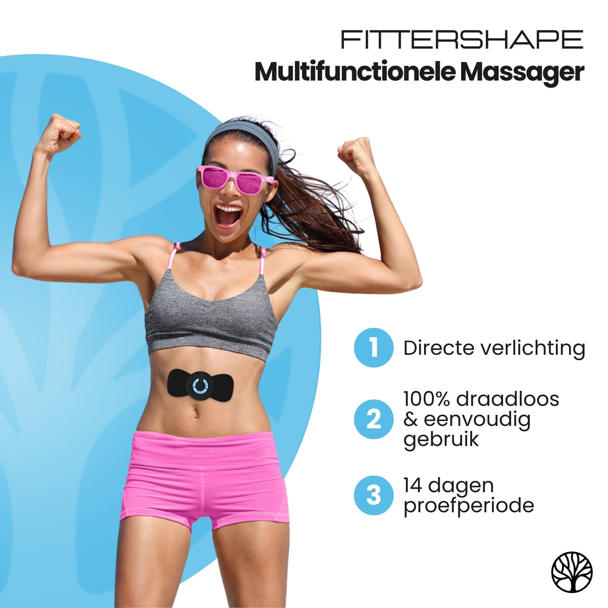 Wireless massager device for home pain relief