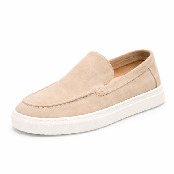 Valerio – Suede Loafer in Sand