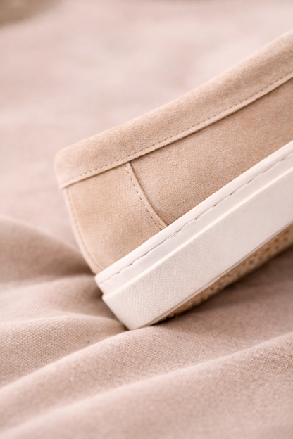 Valerio – Suede Loafer in Sand