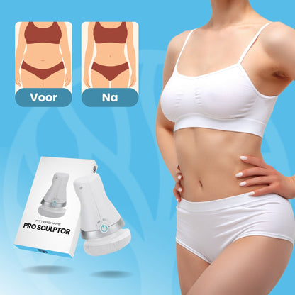 Body sculptor device for firming skin and reducing cellulite at home