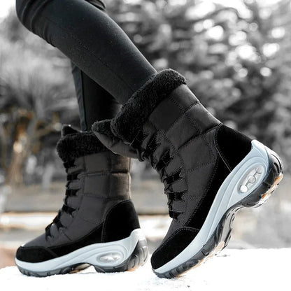 Sylvara women's waterproof boots UK size range 2 to 9 lifestyle image