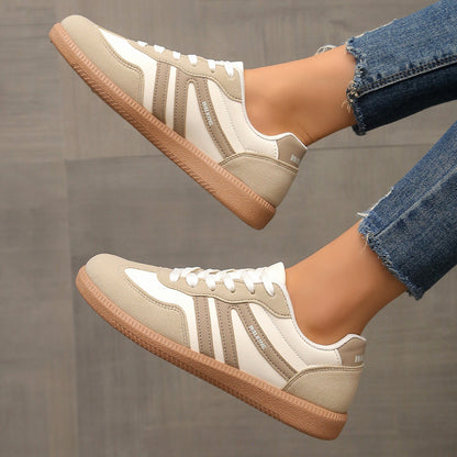 Avara breathable trainers for women in khaki