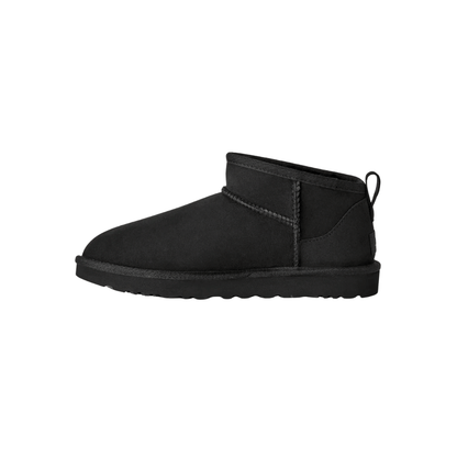 Sand coloured mini boot interior sheepskin lining detail