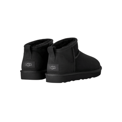 Women's mini boots easy slip-on opening top view